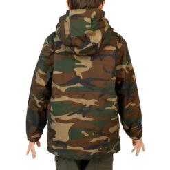 Veste Chasse Chaude 100 Junior Camouflage Vert -Chasse Fournitures Boutique veste chasse chaude 100 junior camouflage vert 2