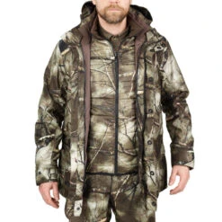 VESTE CHASSE CHAUDE ET IMPERMÉABLE 500 3 EN 1 TREEMETIC -Chasse Fournitures Boutique veste chasse chaude et impermeable 500 3 en 1 treemetic 1