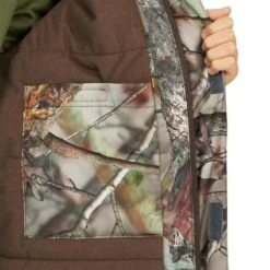 VESTE CHASSE CHAUDE ET IMPERMÉABLE SIBIR 300 JUNIOR CAMOUFLAGE KAMO-BR -Chasse Fournitures Boutique veste chasse chaude et impermeable sibir 300 junior camouflage kamo br 8