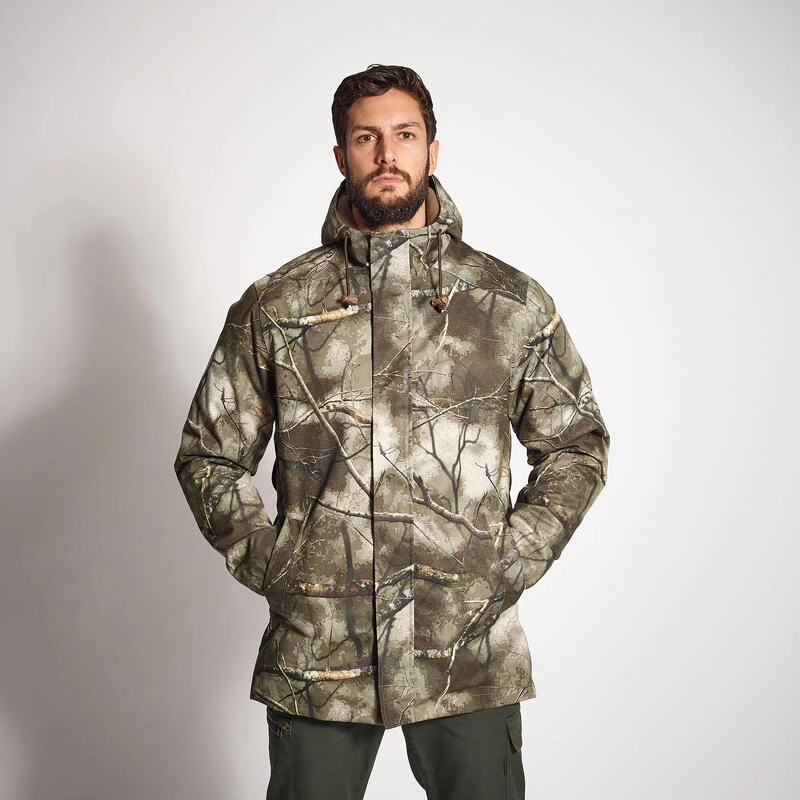 VESTE CHASSE CHAUDE IMPERMÉABLE 100 TREEMETIC 3 VESTE CHASSE CHAUDE IMPERMÉABLE 100 TREEMETIC – Image 3