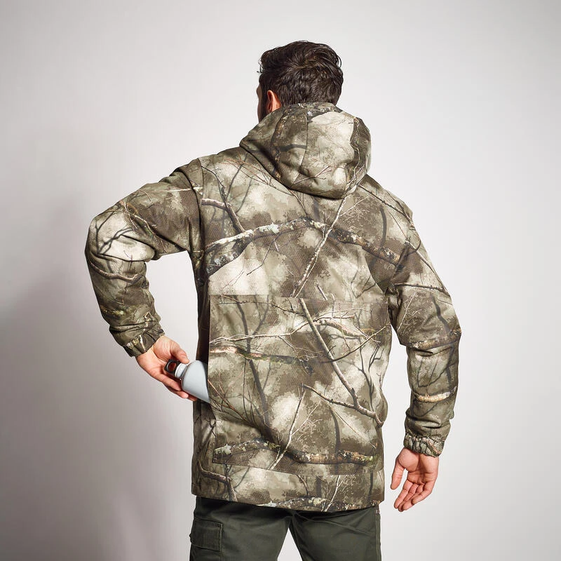 VESTE CHASSE CHAUDE IMPERMÉABLE 100 TREEMETIC 6 VESTE CHASSE CHAUDE IMPERMÉABLE 100 TREEMETIC – Image 6