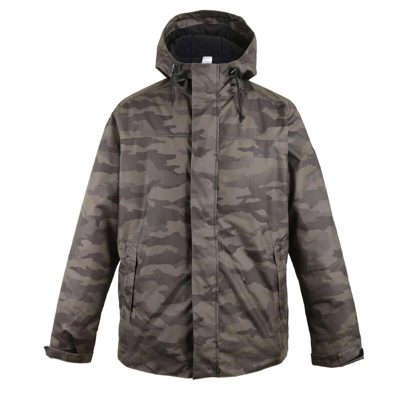 VESTE CHASSE CHAUDE IMPERMEABLE CAMOUFLAGE HALFTONE 100 2 VESTE CHASSE CHAUDE IMPERMEABLE CAMOUFLAGE HALFTONE 100 – Image 2