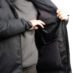 VESTE CHASSE CHAUDE IMPERMEABLE NOIRE 100 17 VESTE CHASSE CHAUDE IMPERMEABLE NOIRE 100 -Chasse Fournitures Boutique veste chasse chaude impermeable noire 100 7