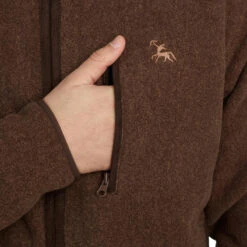 VESTE CHASSE POLAIRE VERNEY CARRON MARRON -Chasse Fournitures Boutique veste chasse polaire verney carron marron 7