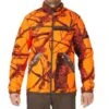 VESTE CHASSE REVERSIBLE SILENCIEUSE CAMOUFLAGE/CAMOUFLAGE FLUO
