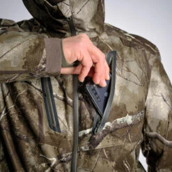 Veste Chasse Silencieuse Imperméable Chaude Camouflage Treemetic 900 -Chasse Fournitures Boutique veste chasse silencieuse impermeable chaude camouflage treemetic 900 6