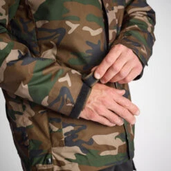 VESTE IMPERMEABLE CHAUDE 100 CAMO WOODLAND -Chasse Fournitures Boutique veste impermeable chaude 100 camo woodland 8