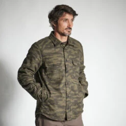 VESTE MOUTONNÉE TYPE SURCHEMISE 500 CAMO -Chasse Fournitures Boutique veste moutonnee type surchemise 500 camo 5