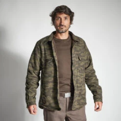 VESTE MOUTONNÉE TYPE SURCHEMISE 500 CAMO -Chasse Fournitures Boutique veste moutonnee type surchemise 500 camo 7