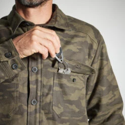 VESTE MOUTONNÉE TYPE SURCHEMISE 500 CAMO -Chasse Fournitures Boutique veste moutonnee type surchemise 500 camo 8