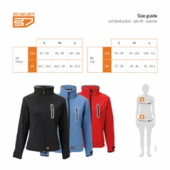 Veste Softshell Chauffante Coupe Étroite Femme - Manteau Coupe-Vent - Rouge -Chasse Fournitures Boutique veste softshell chauffante coupe etroite femme manteau coupe vent rouge 4