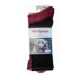 Woolpower 2-Pack: Chaussette De Doublure / Chaussette 400 - Noir / Rouge Rouille -Chasse Fournitures Boutique woolpower 2 pack chaussette de doublure chaussette 400 noir rouge rouille 2