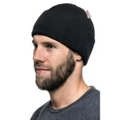Woolpower Beanie Classic - Noir -Chasse Fournitures Boutique woolpower beanie classic noir 3