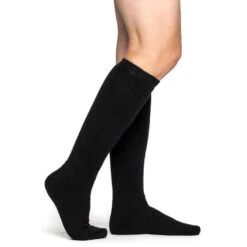 Woolpower Chaussettes Hautes Jusqu'au Genou Merino 400 - Noir -Chasse Fournitures Boutique woolpower chaussettes hautes jusquau genou merino 400 noir 3