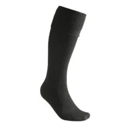 Woolpower Chaussettes Hautes Jusqu'au Genou Merino 400 - Noir -Chasse Fournitures Boutique woolpower chaussettes hautes jusquau genou merino 400 noir 4