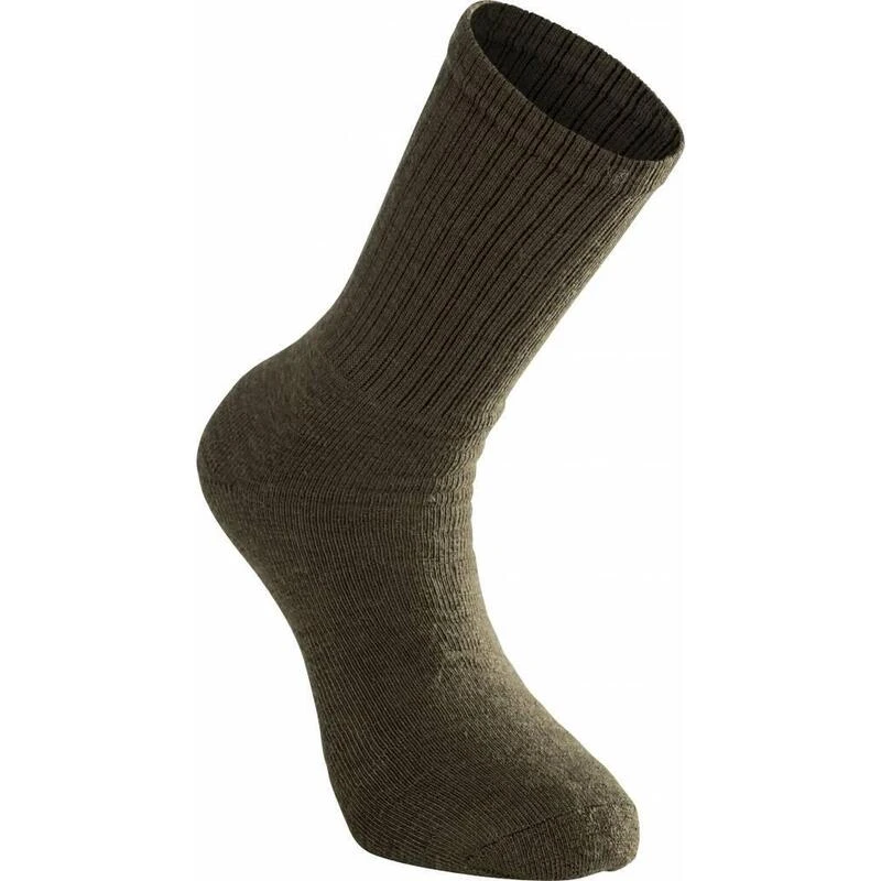 Woolpower Chaussettes Merino Ullfrotté Original 200 - Vert Pin 1 Woolpower Chaussettes Merino Ullfrotté Original 200 - Vert Pin