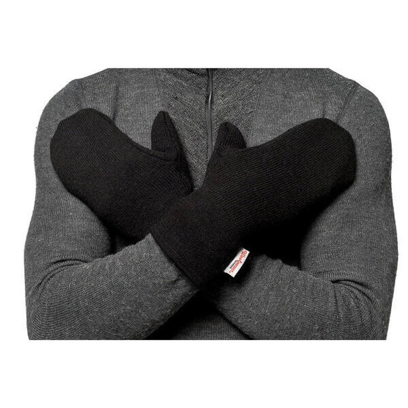 Woolpower Gants Merino 400 - Gants - Noir 3 Woolpower Gants Merino 400 - Gants - Noir – Image 3