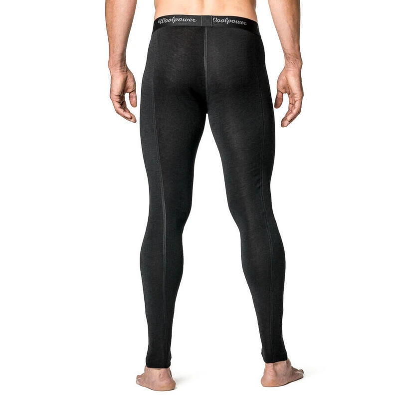 Woolpower Long Johns Merino - Hommes - LITE - Noir 4 Woolpower Long Johns Merino - Hommes - LITE - Noir – Image 4