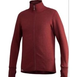 Woolpower Veste à Fermeture Éclair Mid Layer Merino 400 - Rouge Rouille -Chasse Fournitures Boutique woolpower veste a fermeture eclair mid layer merino 400 rouge rouille 2