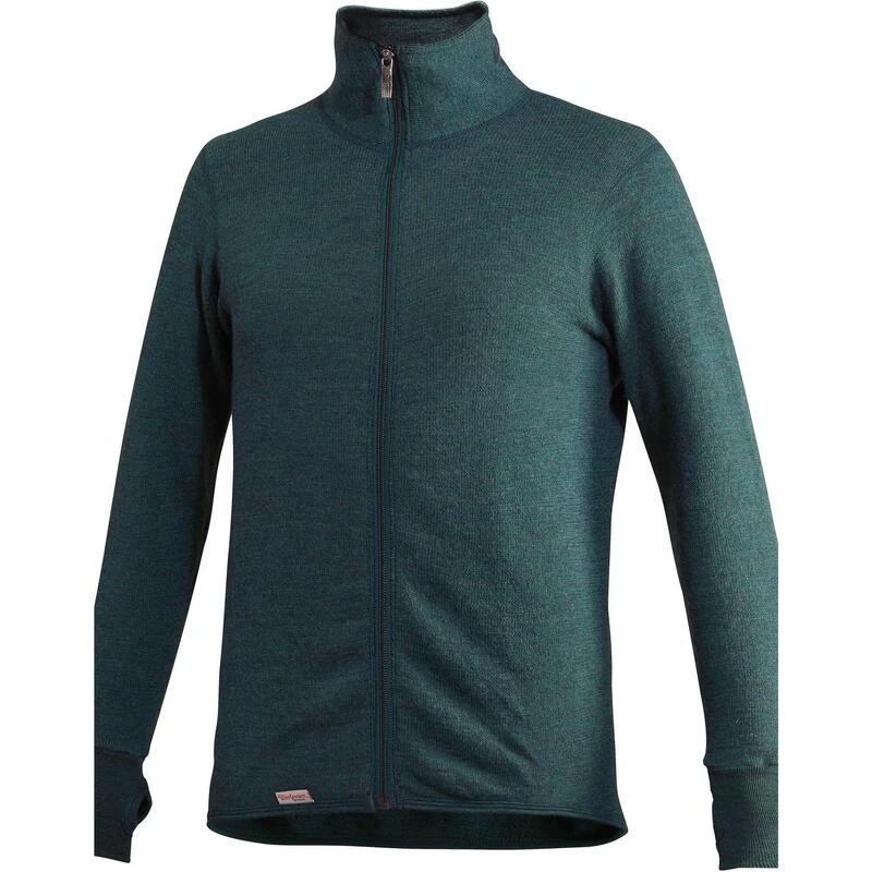Woolpower Veste à Fermeture Éclair Mid Layer Merino 400 - Vert Forêt 1 Woolpower Veste à Fermeture Éclair Mid Layer Merino 400 - Vert Forêt