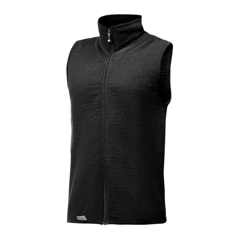 Woolpower Veste Couche Moyenne Merino 400 - Noir 3 Woolpower Veste Couche Moyenne Merino 400 - Noir – Image 3